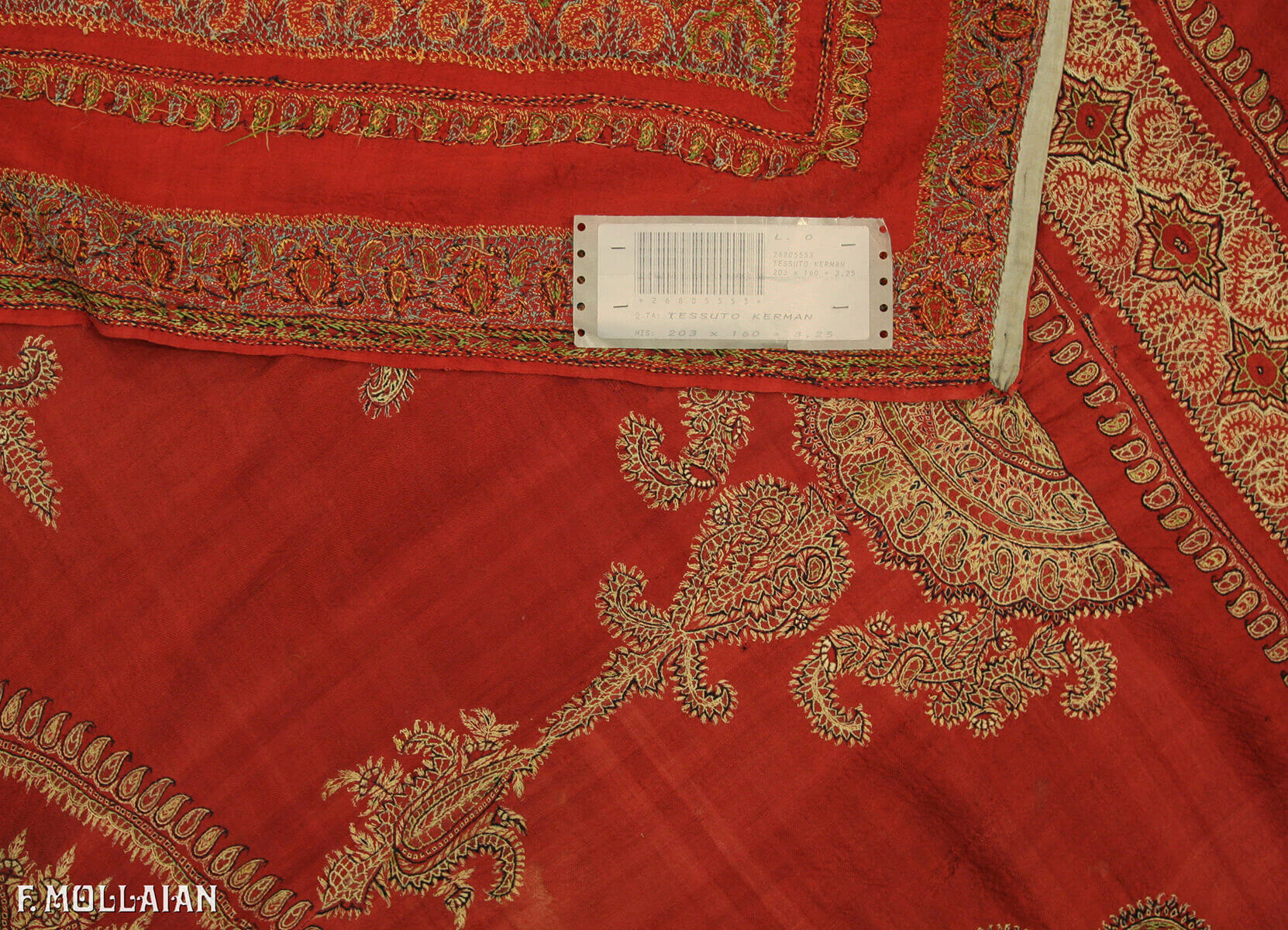 Antique Persian Kerman Textile n°:26805553